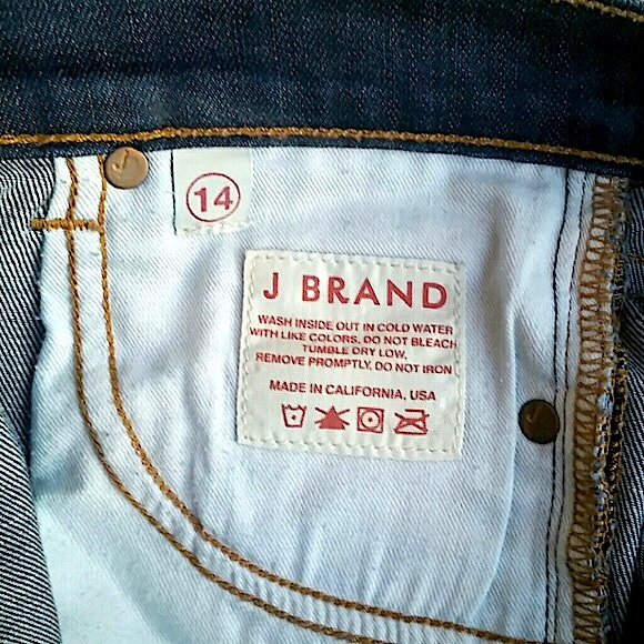 J BRAND Blue "Heritage" Skinny Jeans Label Size ?14=26/27 Refer to Measurements - Picture 5 of 8